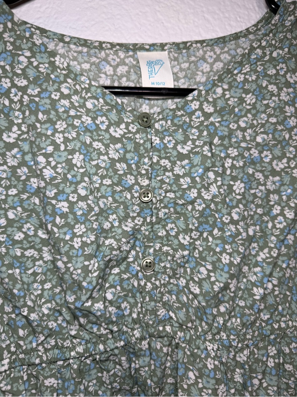 Ditsy floral smocked minidress size M 10/12